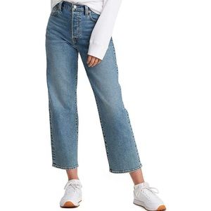 Levi's Ribcage Straight Ankle Jeans 25